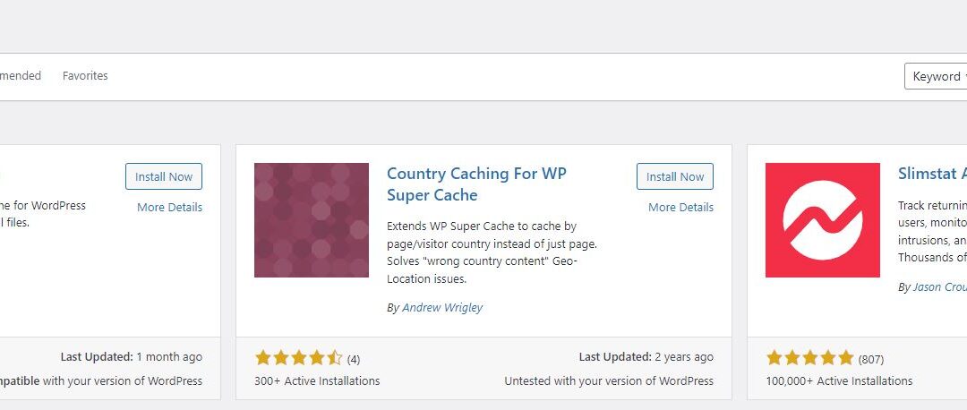 Installing and configuring caching for WordPress with WP Supercache
